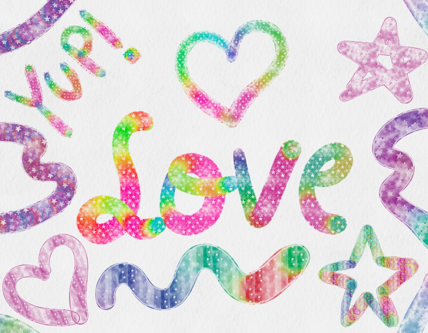 gallery for crazy stars brushes for procreate