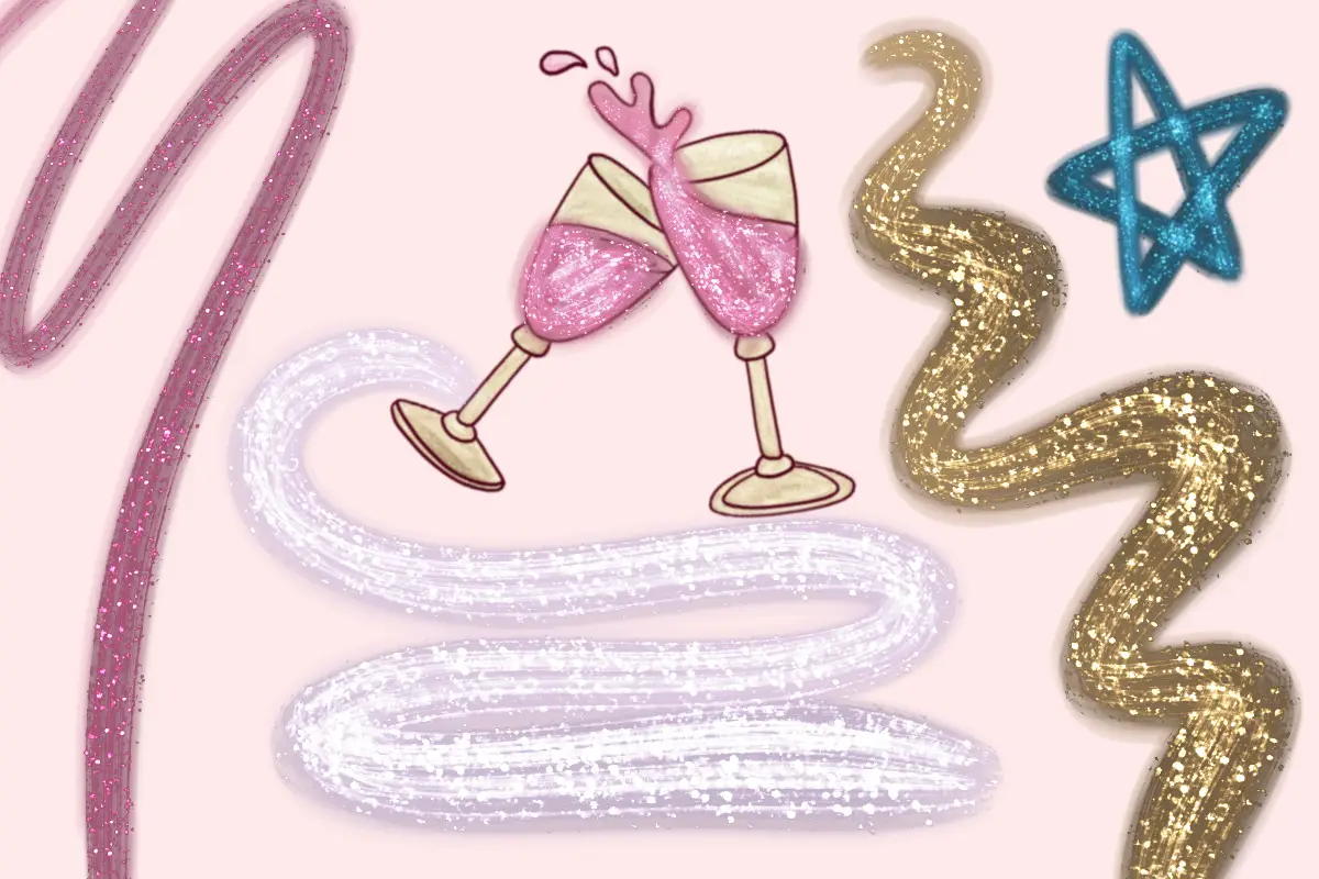 Glitter Brush for Procreate | Kawaii Sparkle Effect - Image 3