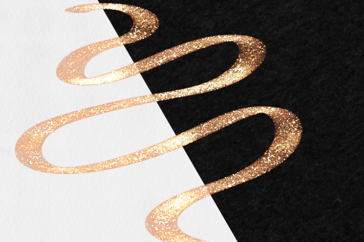 2 Glitter Brushes for Procreate – Gold Sparkle & Shimmer Effects - Image 3