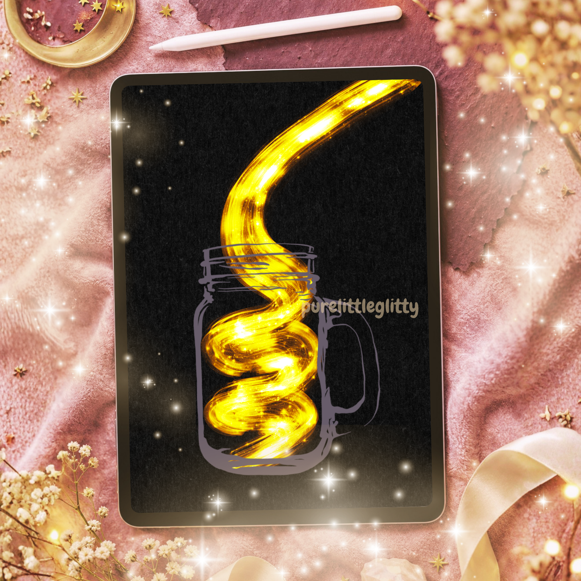 Procreate glitter brushes