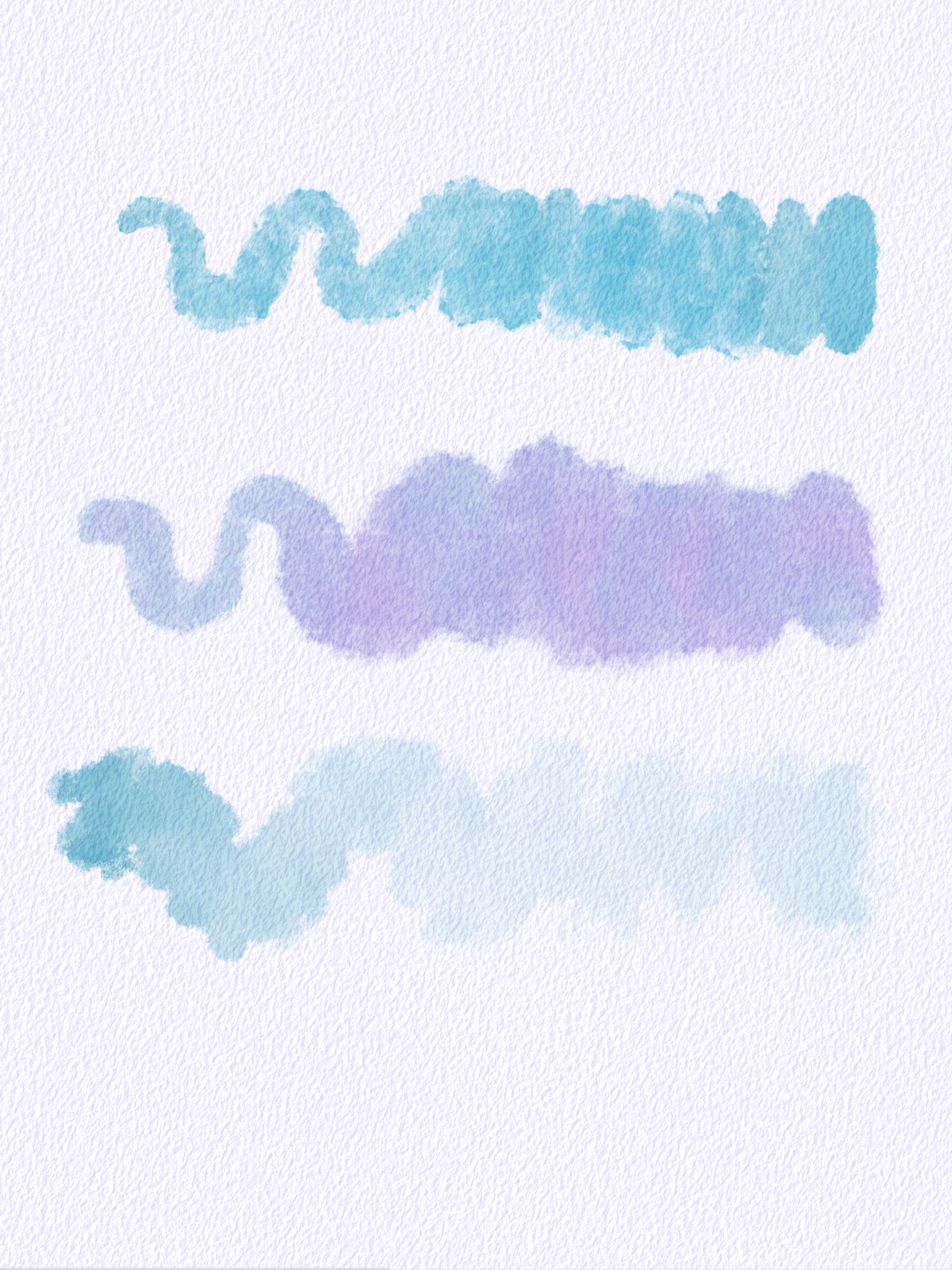 Cotton Candy Brush Set for Procreate – 40 Watercolor Brushes - Image 7