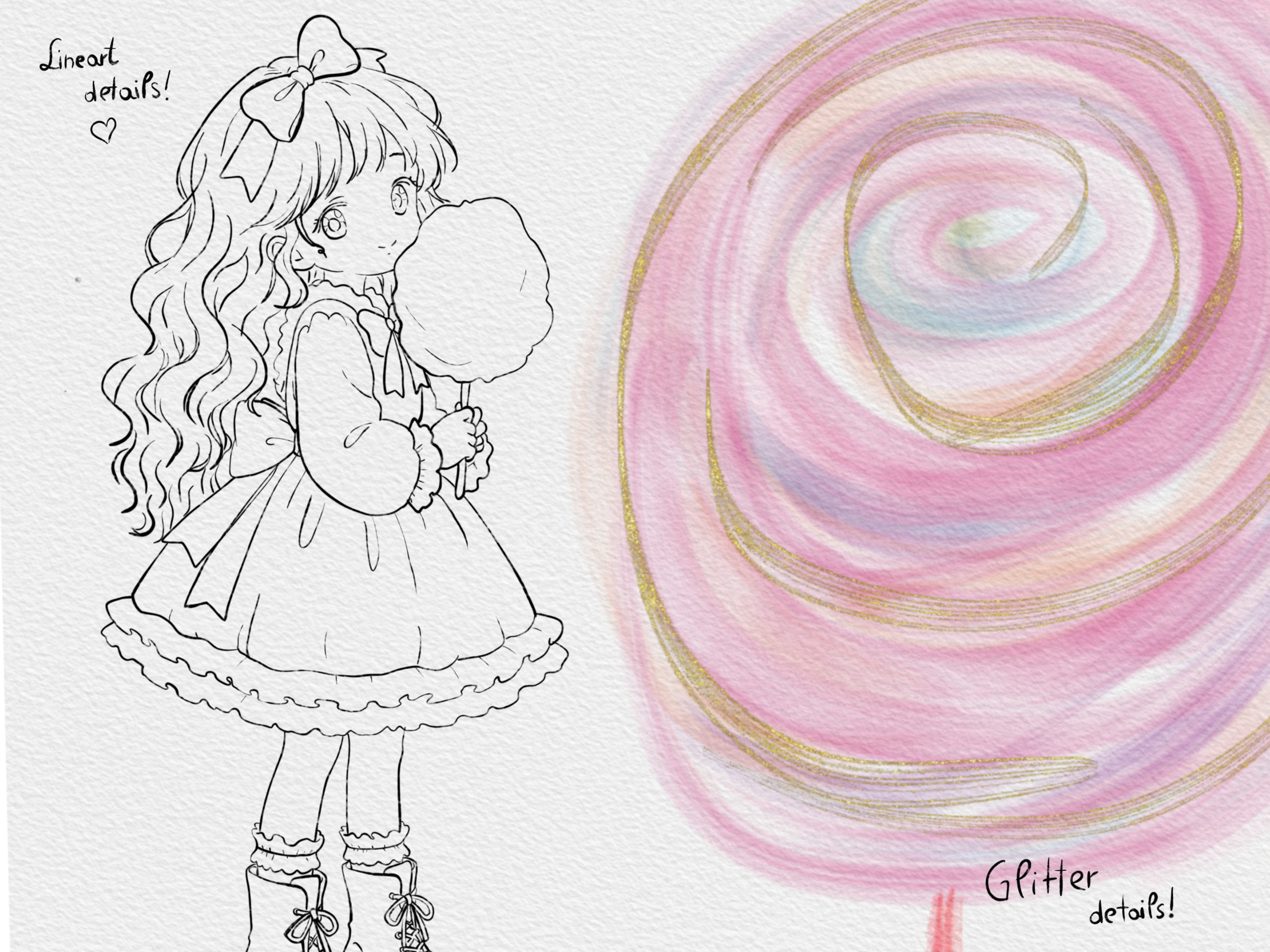 cotton candy brush set