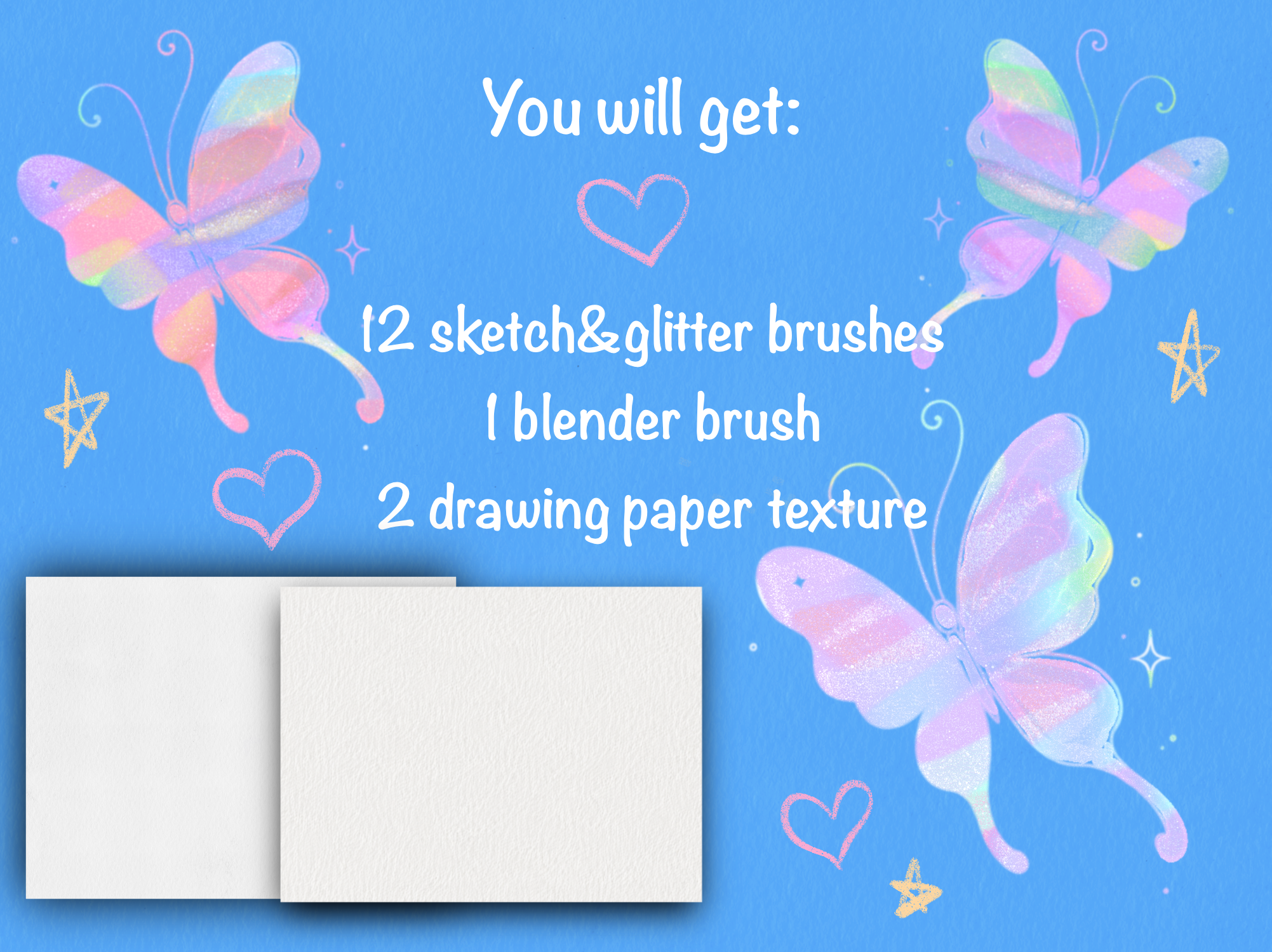 Procreate Coloring Brushes | Crayon, Texture & Glitter Brushes for iPad - Image 5