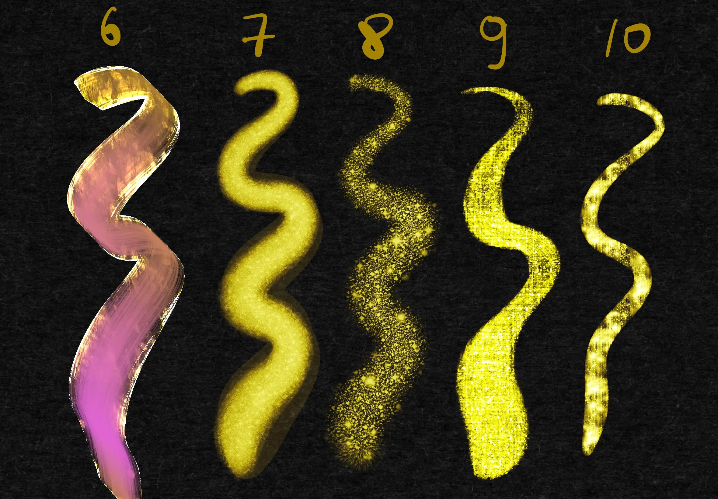 20 Glitter & Shimmer Procreate Brushes – Multicolor Sparkle Brush Set - Image 5